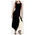 Abendkleid Yigal Azrouel, Modell Urban Eclipse FW 2002. Schwarz Weiß - Ansicht 2