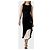 Abendkleid Yigal Azrouel, Modell Urban Eclipse FW 2002. Schwarz Weiß - Ansicht 5