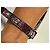 Cartier Pulsera de reloj efecto caimán púrpura Ciruela - vista 6