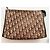 Pochette Christian Dior in tessuto monogrammato marrone Marrone chiaro - vista 9