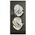 Orecchini Christian Dior Argento Metallo Strass Doppia C - vista 11
