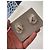Orecchini Christian Dior Argento Metallo Strass Doppia C - vista 2