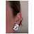Orecchini Christian Dior Argento Metallo Strass Doppia C - vista 7