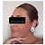 Orecchini Christian Dior Argento Metallo Strass Doppia C - vista 9