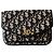 Christian Dior Monogramm Canvas Clutch Dunkelblau Marineblau