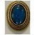 Gemelli Yves Saint Laurent Resina Blu Verde D'oro - vista 2