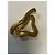 Spilla astratta dorata Christian Lacroix Bull Modernist D'oro - vista 2