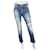 Vaqueros de denim azul rasgados Dsquared2