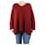 The row Roter oversized V-Ausschnitt Pullover - Größe  - Ansicht 1