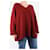 The row Roter oversized V-Ausschnitt Pullover - Größe  - Ansicht 3