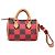 Portachiavi Mini Speedy Damier Pop Rosso di Louis Vuitton