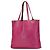 Hermès Double Sens 36 in Pelle Clemence Rosa - vista 2