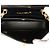 Chanel Nero CC Trapuntato in Raso Bijoux Catena Singola - vista 4