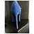 Saint Laurent Wildleder High Heels in einem umwerfenden Blau Marineblau - Ansicht 4