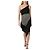 Abendkleid von John Galliano, Modell Night Rhythm Kollektion 2005. Schwarz