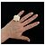 Chanel big Camelia whitegold + white achat  sz. 49 Weiß - Ansicht 5