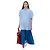 Abito da sera Céline, modello Camicia Celine di Phoebe Philo SS2017. Blu
