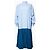 Abito da sera Céline, modello Camicia Celine di Phoebe Philo SS2017. Blu - vista 2
