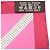 Foulard Hermès Balade En Berline 90 in seta rosa - vista 4