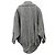 Abrigo de doble botonadura en lana gris Kenzo - vista 3