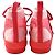Sneakers alte Dior B23 in PVC rosso - vista 3