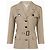 Giacca Yves Saint Laurent, modello Saharienne 1985. Beige