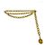 Cambon Chanel Gold Chain Belt mit Medaillon Vintage – Designeraccessoire der 1990er Jahre Golden