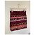 Falda recta Maje Jakarto rosa y roja de jacquard - vista 3