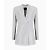 Giacca Giorgio Armani, modello Jacquard SS2025. Argento - vista 2