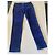 Chanel Vaqueros Azul Eléctrico y Negro Talla 38 Azul marino - vista 2
