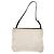 PRADA Schultertasche aus Canvas Leder Silber Weiß Auth bs28706 - Ansicht 13