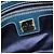 FENDI Zucchino Canvas Mamma Baguette Schultertasche Navy Silber Auth 138467 - Ansicht 17