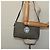 FENDI Zucchino Canvas Mamma Baguette Schultertasche Navy Silber Auth 138467 - Ansicht 22