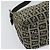 FENDI Zucchino Canvas Mamma Baguette Schultertasche Navy Silber Auth 138467 - Ansicht 9