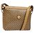 Céline Borsa a Spalla in Tela Macadam CELINE Beige Oro Auth ki5971 D'oro