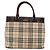 Burberry Nova Check Handtasche aus Canvas Beige Silber Authentisch 139256 - Ansicht 2