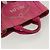 PRADA Canapa PM Bolso de mano de lona rosa dorado Auth bs28699 - vista 7