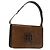 Borsa a Spalla Salvatore Ferragamo Vinile Marrone Oro Auth BA4715 D'oro