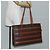 Céline Borsa tote in tela Macadam CELINE in pelle PVC marrone oro Auth 129707 - vista 25