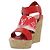 LOUIS VUITTON Sandali Monogram Escal Starboard Rossi LV Auth 139208 Rosso - vista 2