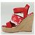 LOUIS VUITTON Sandali Monogram Escal Starboard Rossi LV Auth 139208 Rosso - vista 5