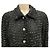 Manteau en tweed mi-long à boutons perles noirs / blancs Edward Achour - vue 6