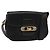 Borsa a Spalla CÉLINE Carrozza in Pelle Nera e Oro Auth yk19109 Nero D'oro