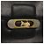 Borsa a Spalla CÉLINE Carrozza in Pelle Nera e Oro Auth yk19109 Nero D'oro - vista 14
