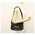Borsa a Spalla CÉLINE Carrozza in Pelle Nera e Oro Auth yk19109 Nero D'oro - vista 23
