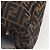 Bolso de mano de lona Zucca FENDI negro marrón oro Auth BA4615 Castaño Dorado - vista 11