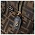 Bolso de mano de lona Zucca FENDI negro marrón oro Auth BA4615 Castaño Dorado - vista 16