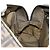 Bolso de mano de lona Zucca FENDI negro marrón oro Auth BA4615 Castaño Dorado - vista 20