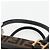 Bolso de mano de lona Zucca FENDI negro marrón oro Auth BA4615 Castaño Dorado - vista 8