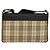 Borsa a Spalla Nova Check in Tela Beige e Argento Autentica Burberry 138221 - vista 3